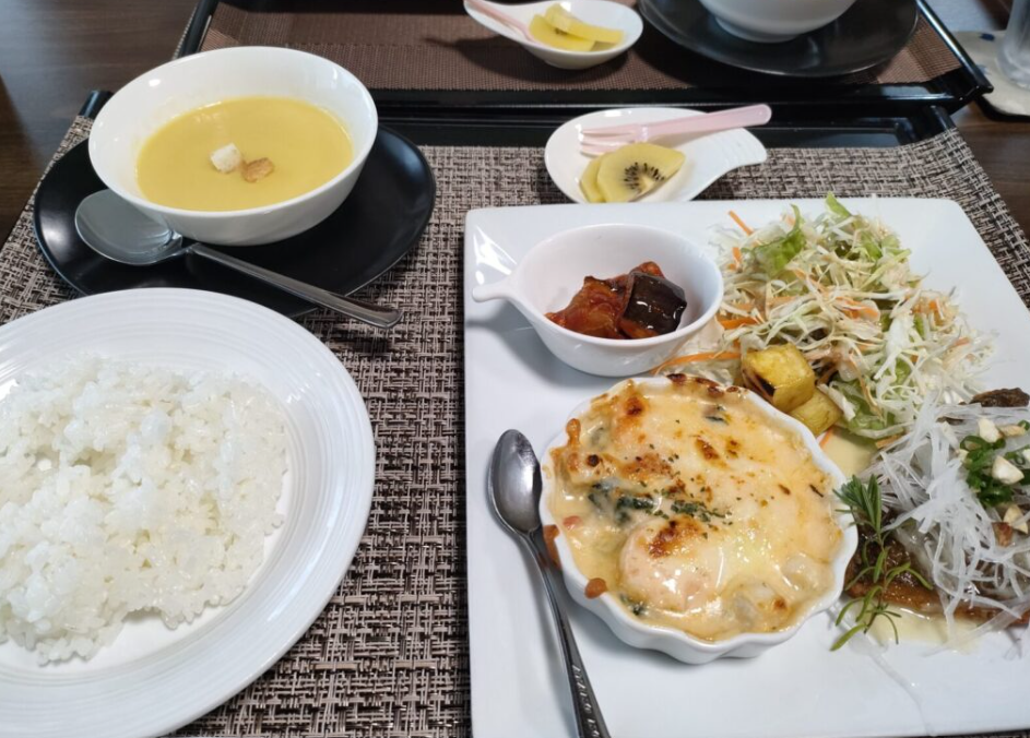 津山市ランチグーテの魚ランチ